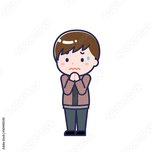 私服の10代／ななめ／男性 23