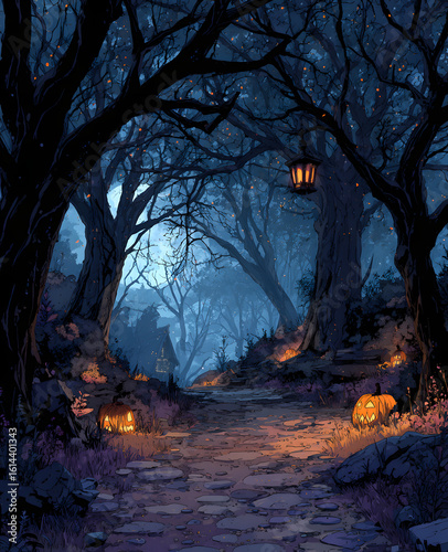 Halloween Spooky Forest