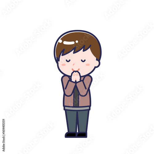 私服の10代／ななめ／男性 24