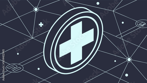 Decentralized finance defi crypto plus coin blockchain network technology cryptocurrency investment platform design