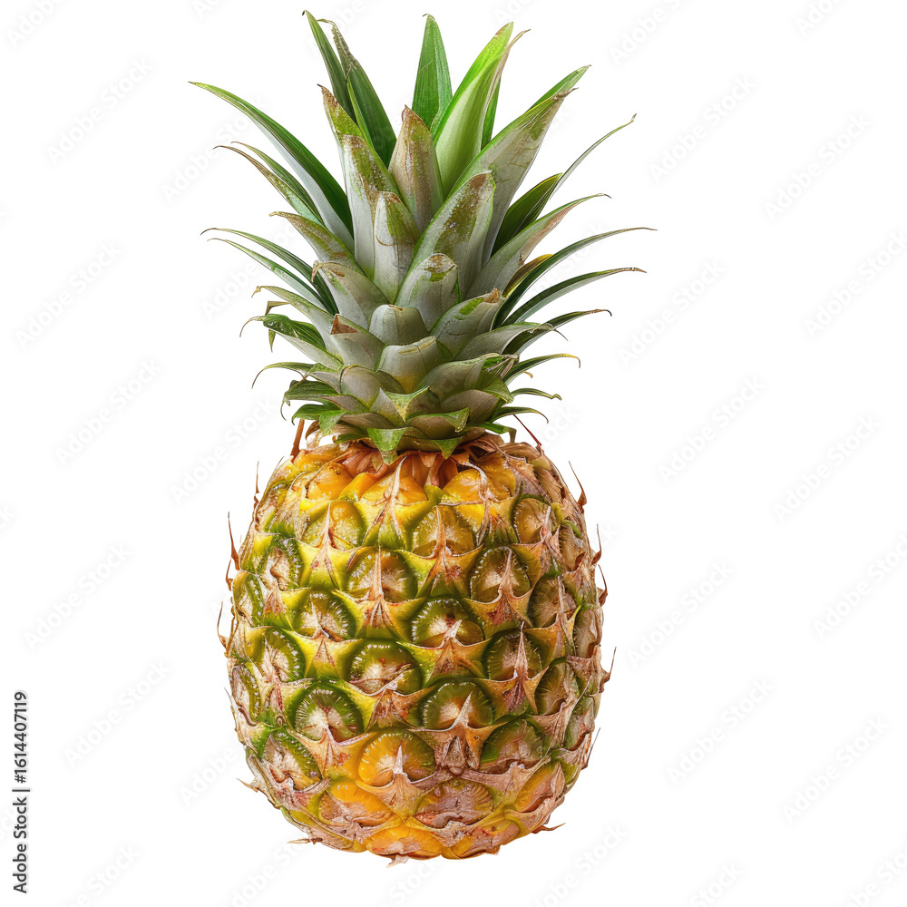 Fototapeta premium Close-up of a ripe pineapple