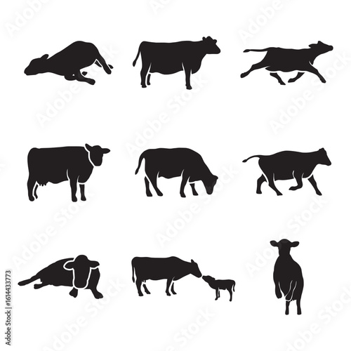 cow silhouette