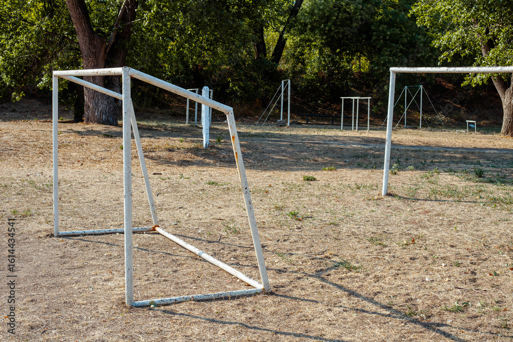 Sport zone with sand for training Sport zone with sand for training