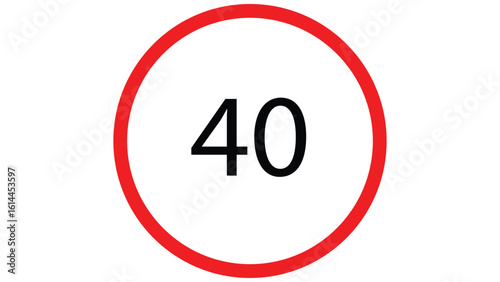 speed limit sign