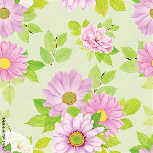 beautiful floral seamless pattern