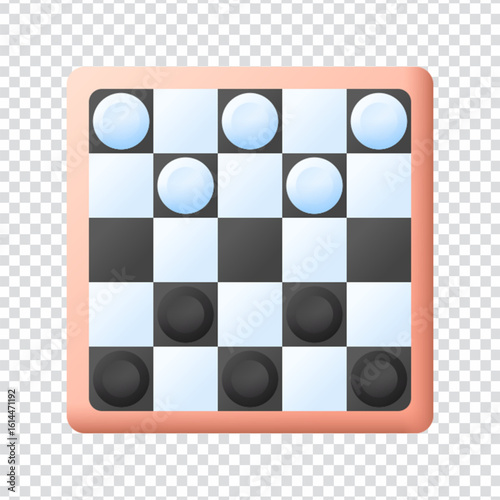 Draughts Board Game