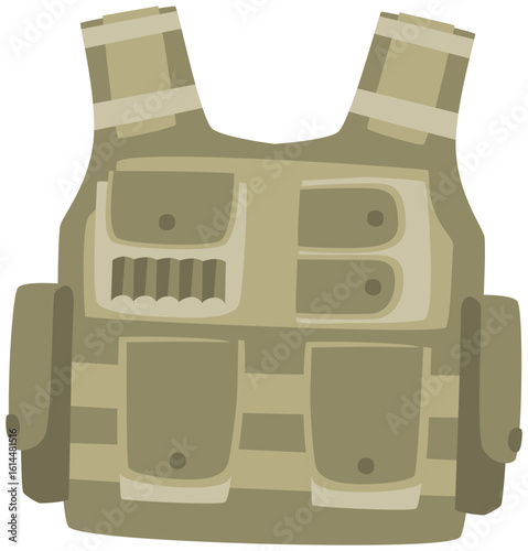 military uniform vest