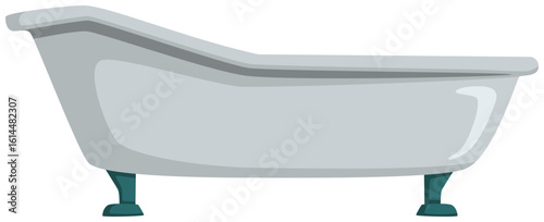 bath tub on white
