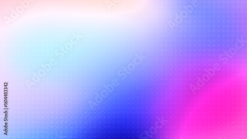 Modern Soft Gradient Mesh Background. Blurred Blue Pink Purple Pastel Texture with Subtle Dotted Pattern. Stylish Abstract Vector for Web, Branding & Print