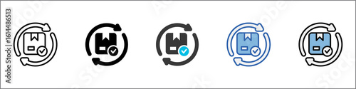 Restock Icon Pack Multistyle Illustration