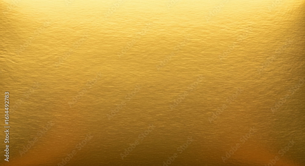 Naklejka premium Luxurious Golden Texture Background: Rich, Elegant Gold Foil for Design Projects