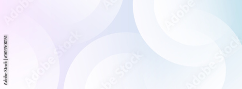 Modern abstract banner background gradient featuring overlapping translucent circles in dynamic red and purple tones