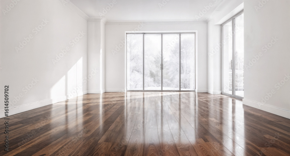 Fototapeta premium empty room with window