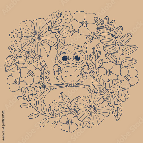 vintage floral background