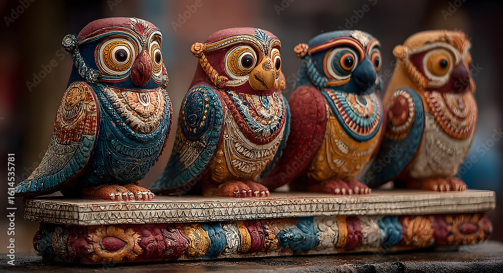 Fototapeta premium Jagannath deity hindu god india temple odisha puri rath yatra culture idol