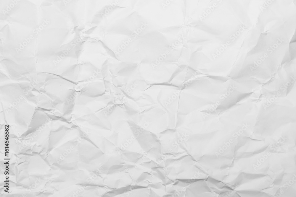 Naklejka premium White Paper Texture background. Crumpled white paper abstract shape background with space paper recycle for text