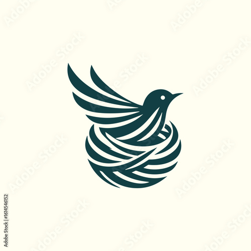 Bird nest logo