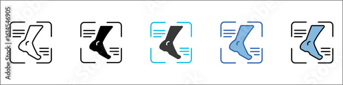 Gait Icon Pack Mulstistyle Illustration
