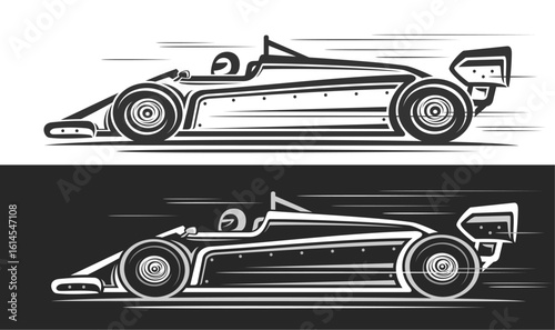 Vector logo for Indy Racing Car