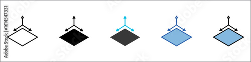 Axis Icon Pack Mulstistyle Illustration