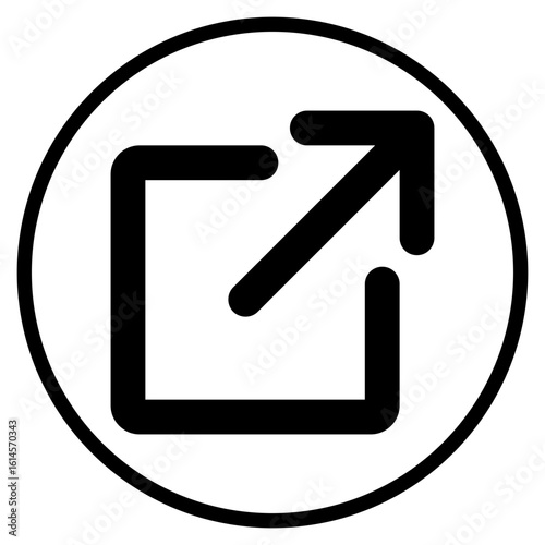 external link glyph icon