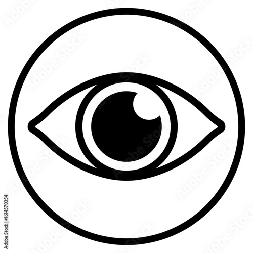 eye glyph icon