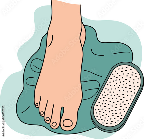 feet of a man