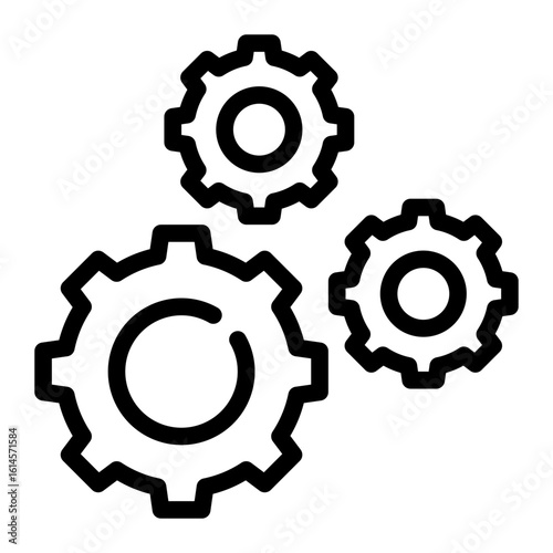 settings line icon