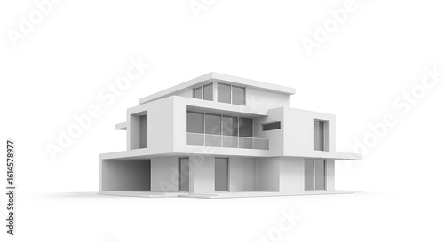 Contemporary Beautiful modern home exterior with view