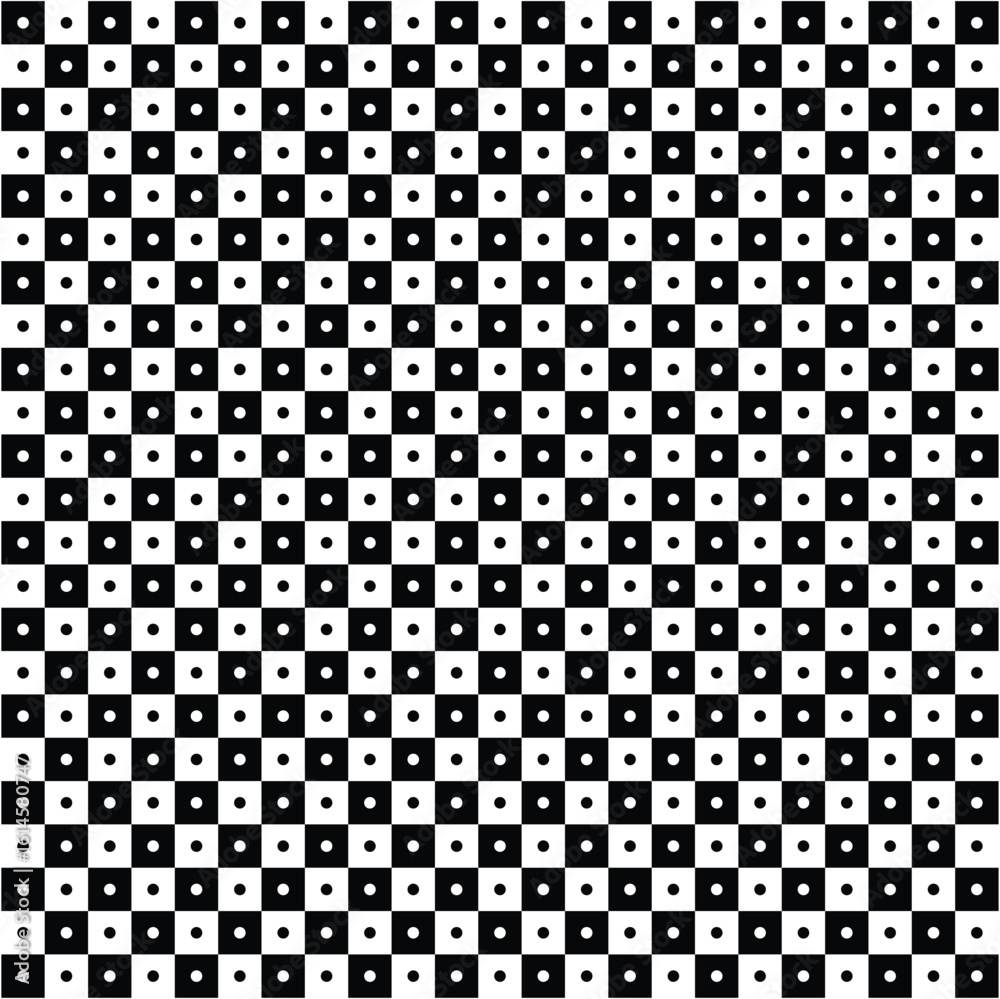 Fototapeta premium simple black and white pattern design geometrical shapes wallpaper minimal line art Digital paper, textile print, abstract background illustration