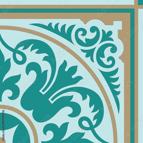 Vászonkép Ornament seamless pattern background