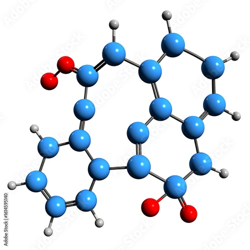 3D chemical structure of a molecule (3)