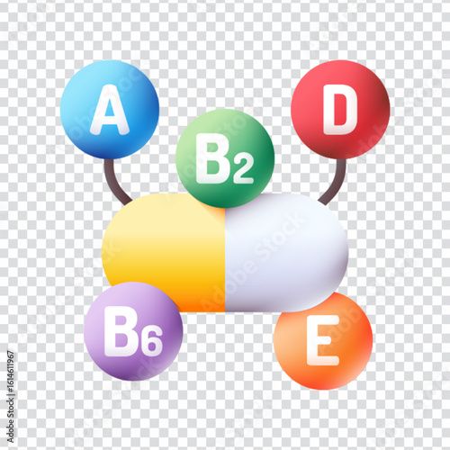 Multivitamin Nutrition Pills Design