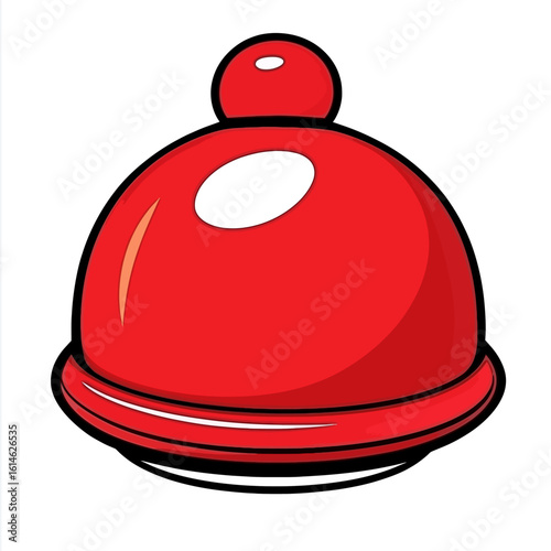 red bell with a bell