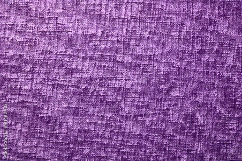 Fototapeta premium Purple linen texture offers a rich violet backdrop with a subtle kraft paper influence, perfect for creating elegant designs and playful decor projects