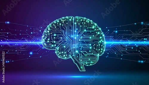 Wallpaper Mural Artificial Intelligence and the Human Brain Torontodigital.ca