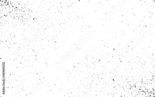 Textured abstract pattern with black dots and white shapes vector,  black distressed dot dirty Grain noise  pattern with vector dust dots grunge texture,  transparent background.