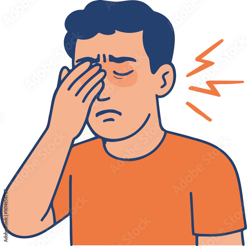 Man with Headache 