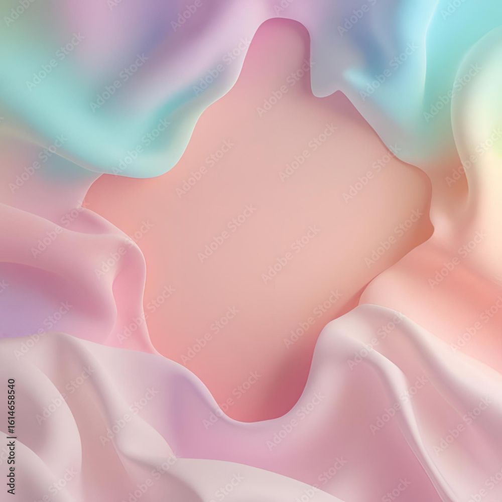 Obraz premium Abstract pastel background with soft gradient, empty space in center