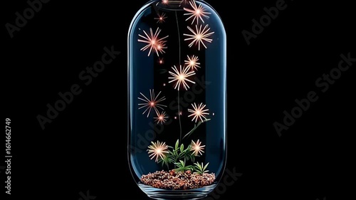 indiana angstrom calmness and unruffled display, angstrom vagrant transparent capsulise fill with dance firefly err upward, apiece firefly shimmering gently indiana fragile soft shades,