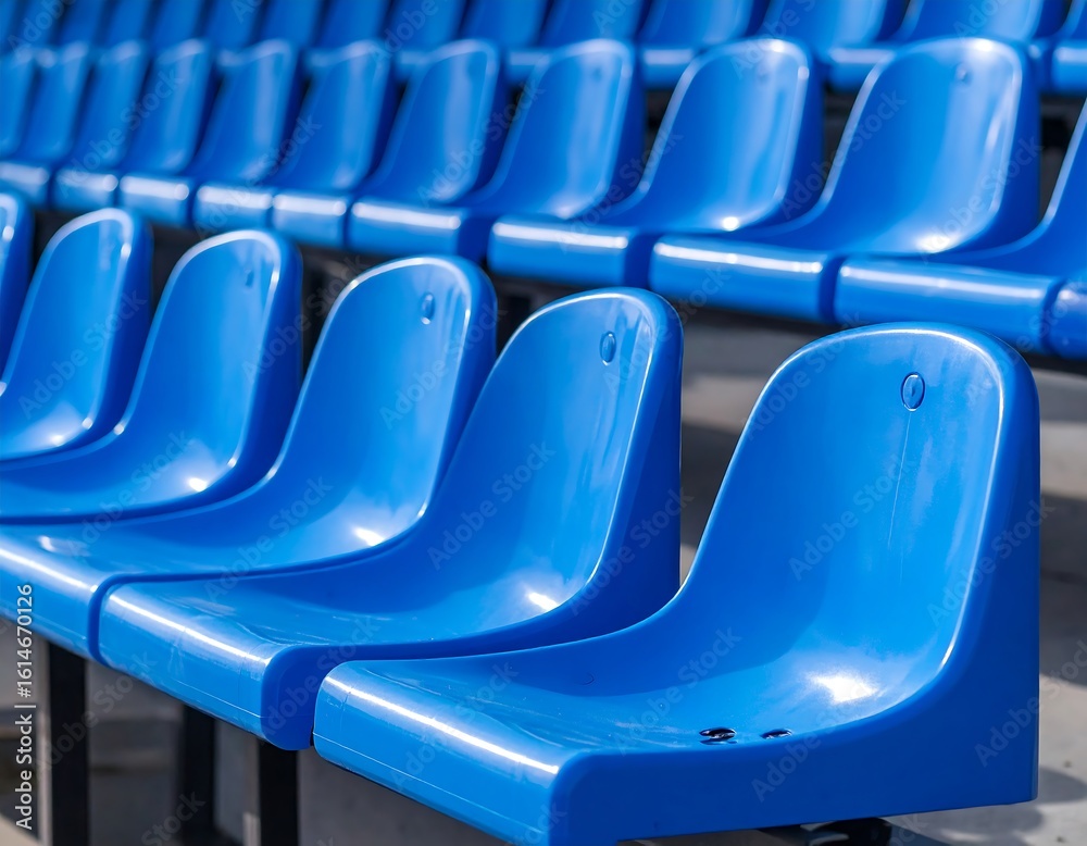 Fototapeta premium Empty stadium seats