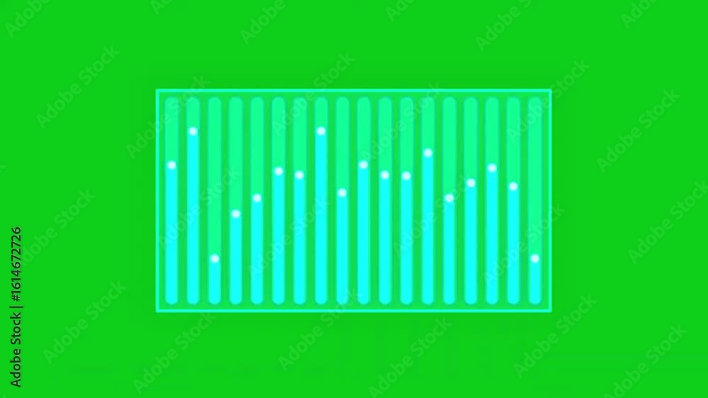 Futuristic HUD Frame Overlay | Blue Sci-Fi Border with Green Screen ...