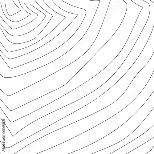 The striped texture simulates a layered surface or a topographic map of the area.