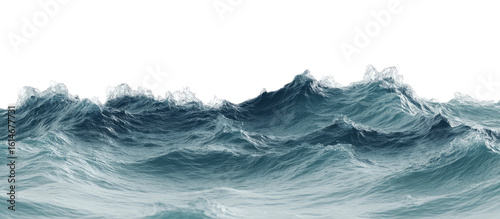 Turbulent ocean waves