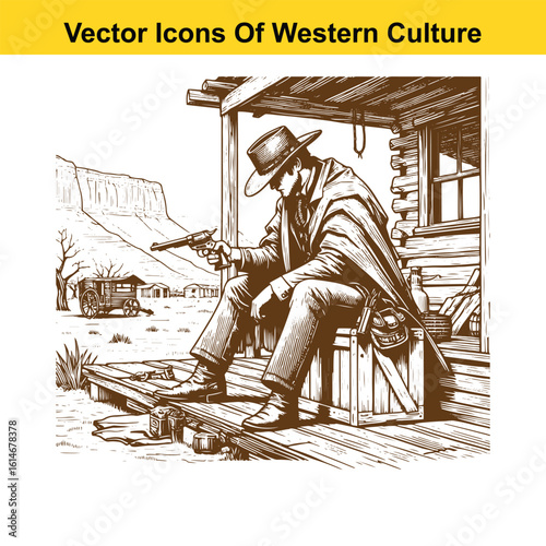 Revolver & Reins: A Quiet Western Moment