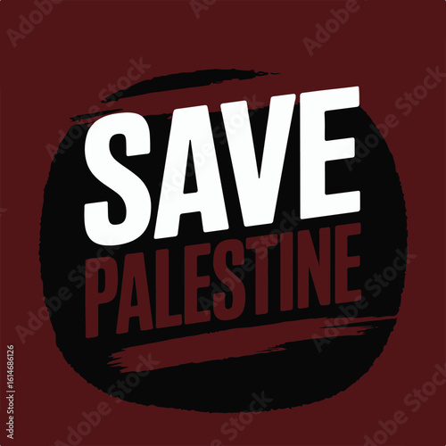 Save Palestine | Solidarity illustration.