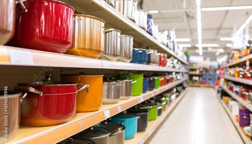 Kitchenware store aisle
