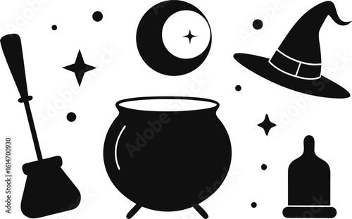 Complete Witch's Essentials Vector Kit