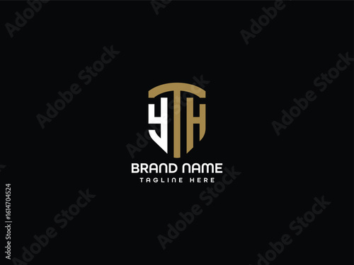 Business modern lettering logo design