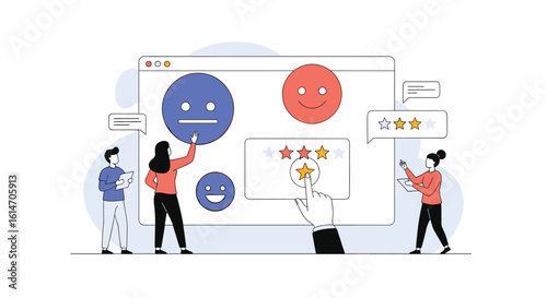 Measuring customer satisfaction through feedback surveys and rating systems for business improvement